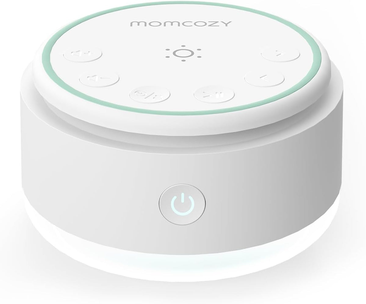 Sound Machine for Baby-20 Soothing Sounds & Touch Warm Light Portable White Noise for Kids & Adults for Sleeping Timer and Memory | Ideal Travel Companion & Nursery Must-Have