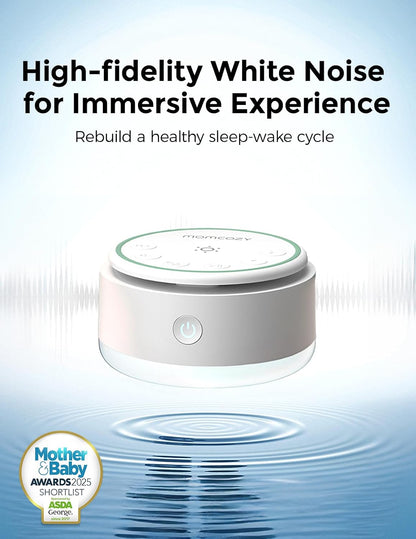 Sound Machine for Baby-20 Soothing Sounds & Touch Warm Light Portable White Noise for Kids & Adults for Sleeping Timer and Memory | Ideal Travel Companion & Nursery Must-Have