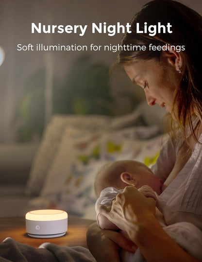Sound Machine for Baby-20 Soothing Sounds & Touch Warm Light Portable White Noise for Kids & Adults for Sleeping Timer and Memory | Ideal Travel Companion & Nursery Must-Have