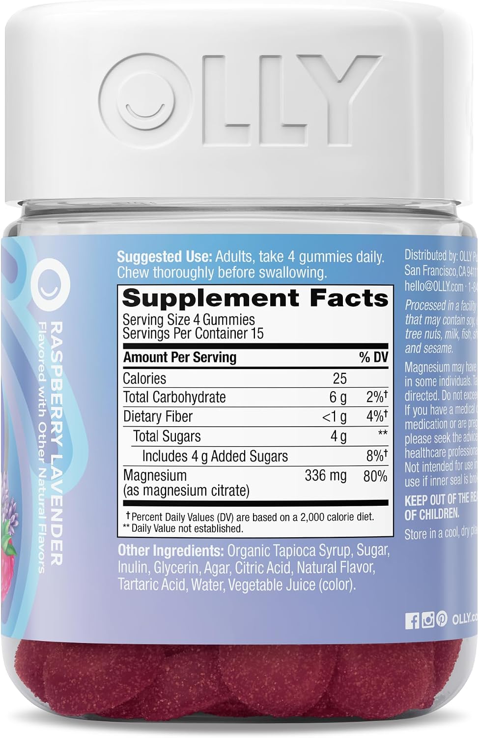Relaxing Magnesium Gummies, Supports Muscle Relaxation* - 60 Count