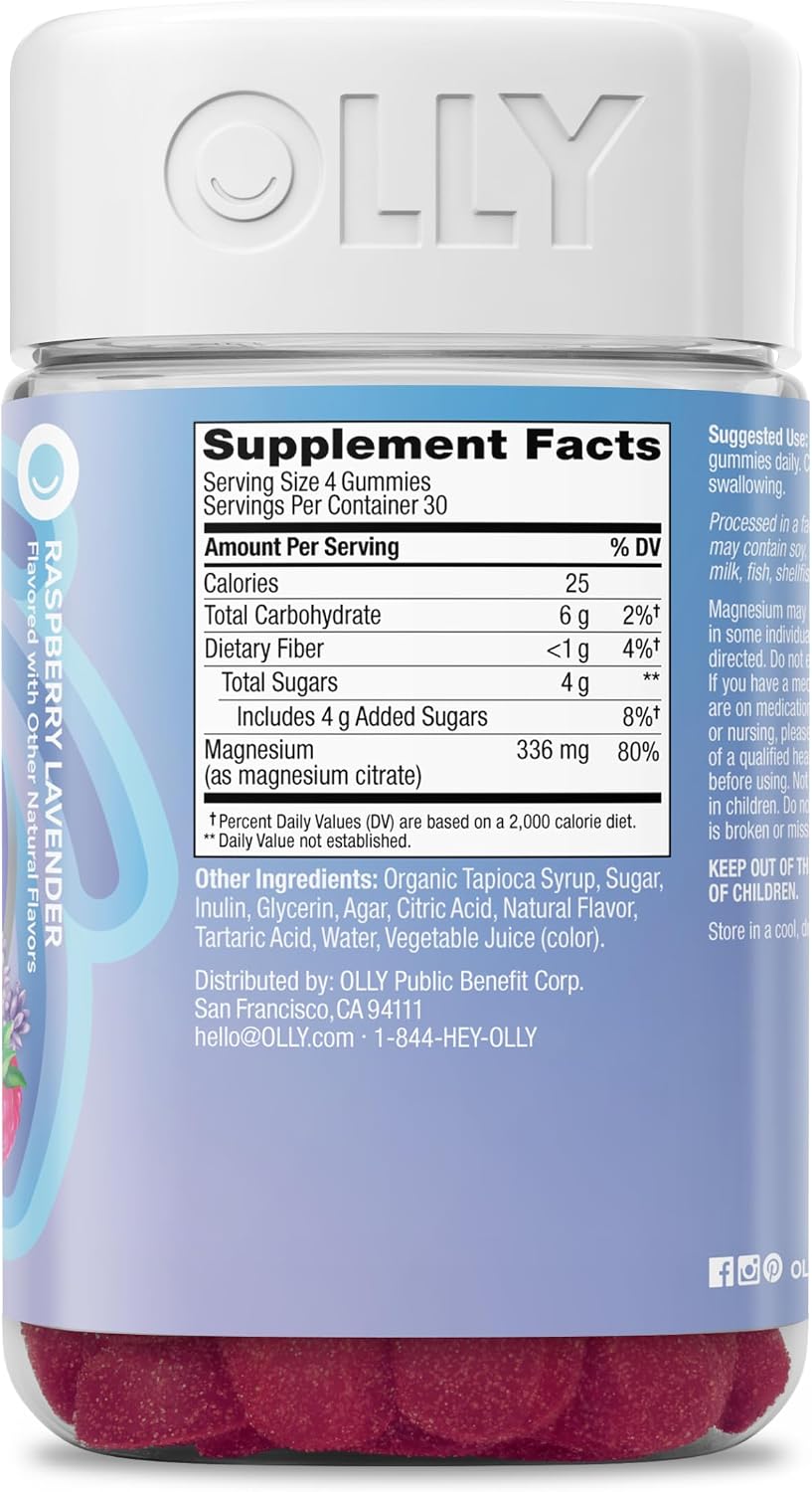 Relaxing Magnesium Gummies, Supports Muscle Relaxation* - 60 Count