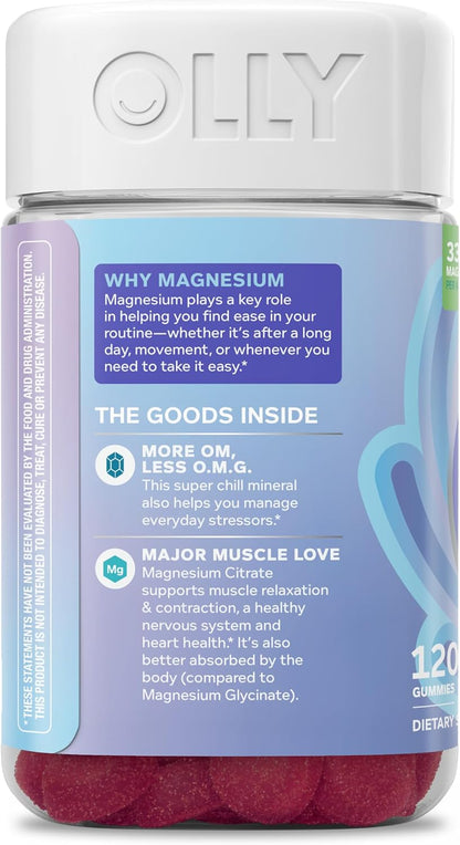 Relaxing Magnesium Gummies, Supports Muscle Relaxation* - 60 Count