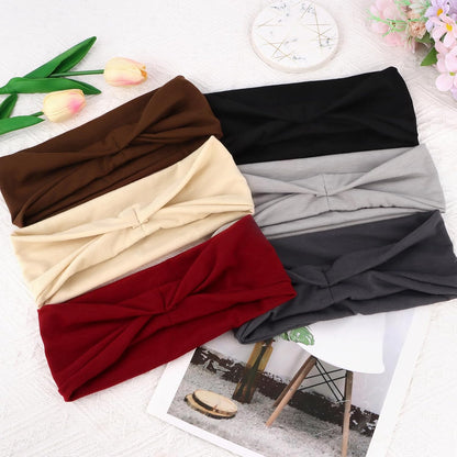6Pcs Headbands Paisley Bandanas Head Bands Sweat Band Hair Wrap Headwrap Fashion Boho Wide Thick Workout Yoga Elastic Headbands Mens Cooling Running Sports Headband Sweatbands for Women and Men