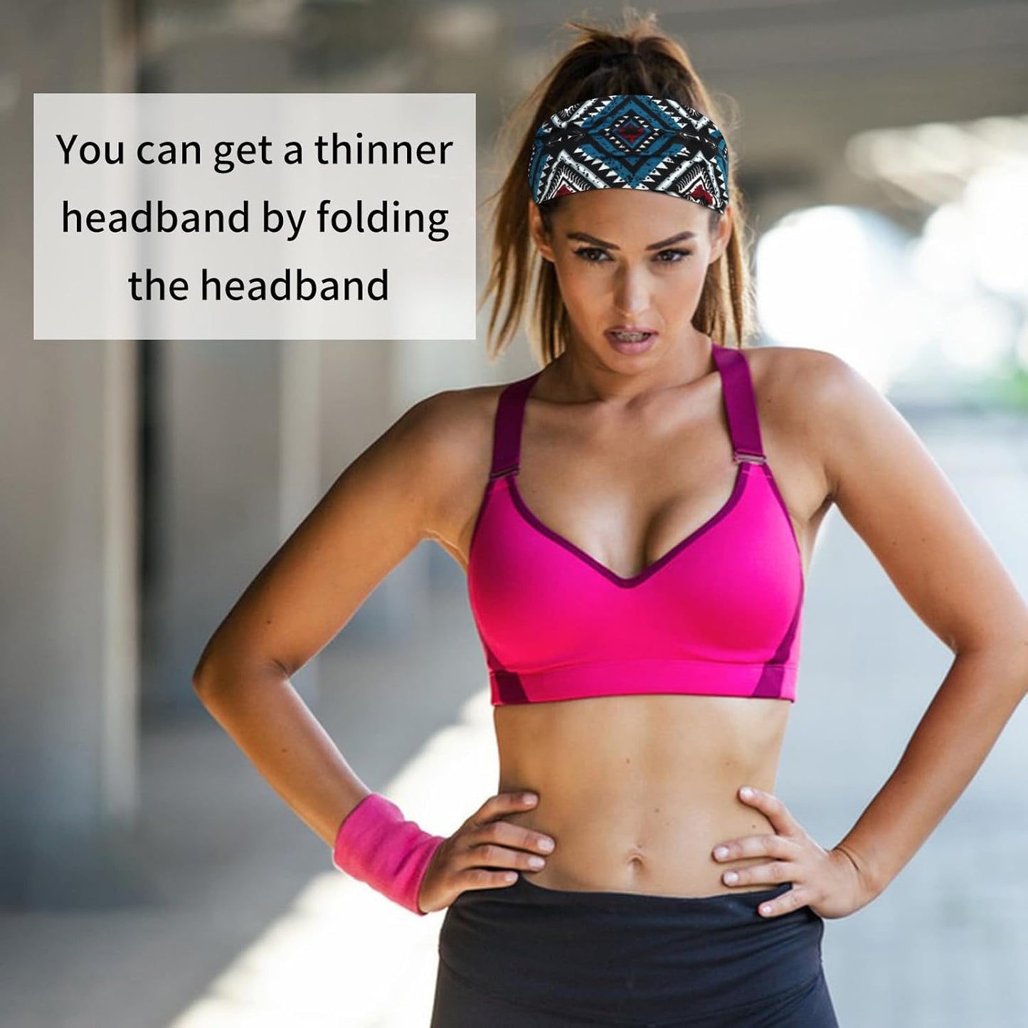 6Pcs Headbands Paisley Bandanas Head Bands Sweat Band Hair Wrap Headwrap Fashion Boho Wide Thick Workout Yoga Elastic Headbands Mens Cooling Running Sports Headband Sweatbands for Women and Men