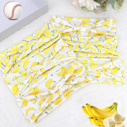 6Pcs Headbands Paisley Bandanas Head Bands Sweat Band Hair Wrap Headwrap Fashion Boho Wide Thick Workout Yoga Elastic Headbands Mens Cooling Running Sports Headband Sweatbands for Women and Men