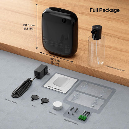 ANW Smart Waterless Essential Oil Diffuser for Large Room, White