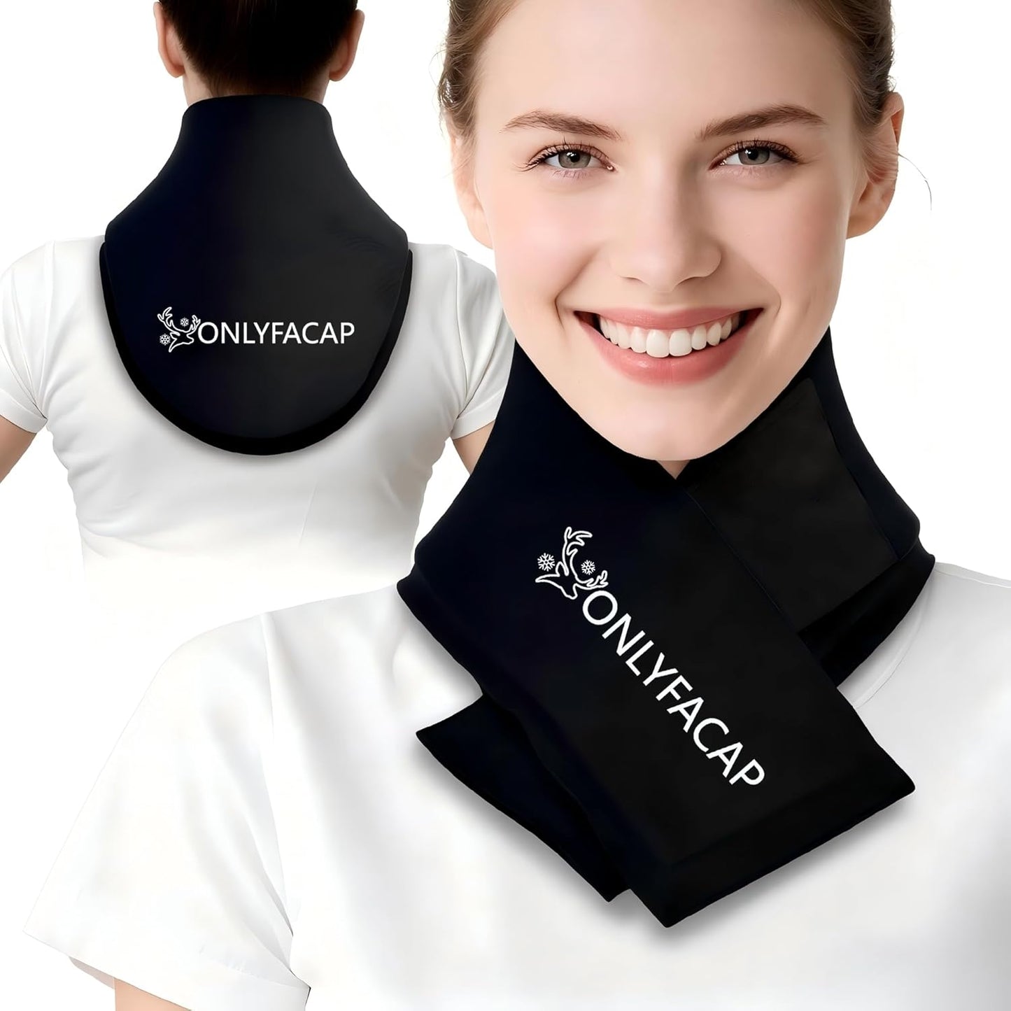Flexible Neck Ice Pack Wrap,Gel Cold Therapy for Pain Relief