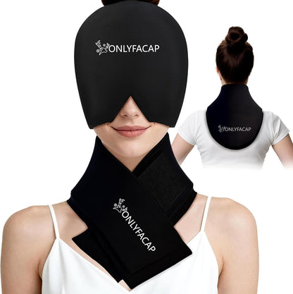 Flexible Neck Ice Pack Wrap,Gel Cold Therapy for Pain Relief