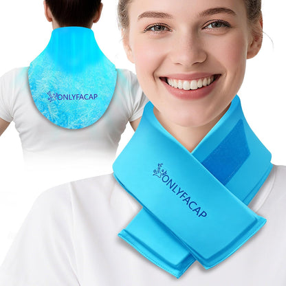 Flexible Neck Ice Pack Wrap,Gel Cold Therapy for Pain Relief