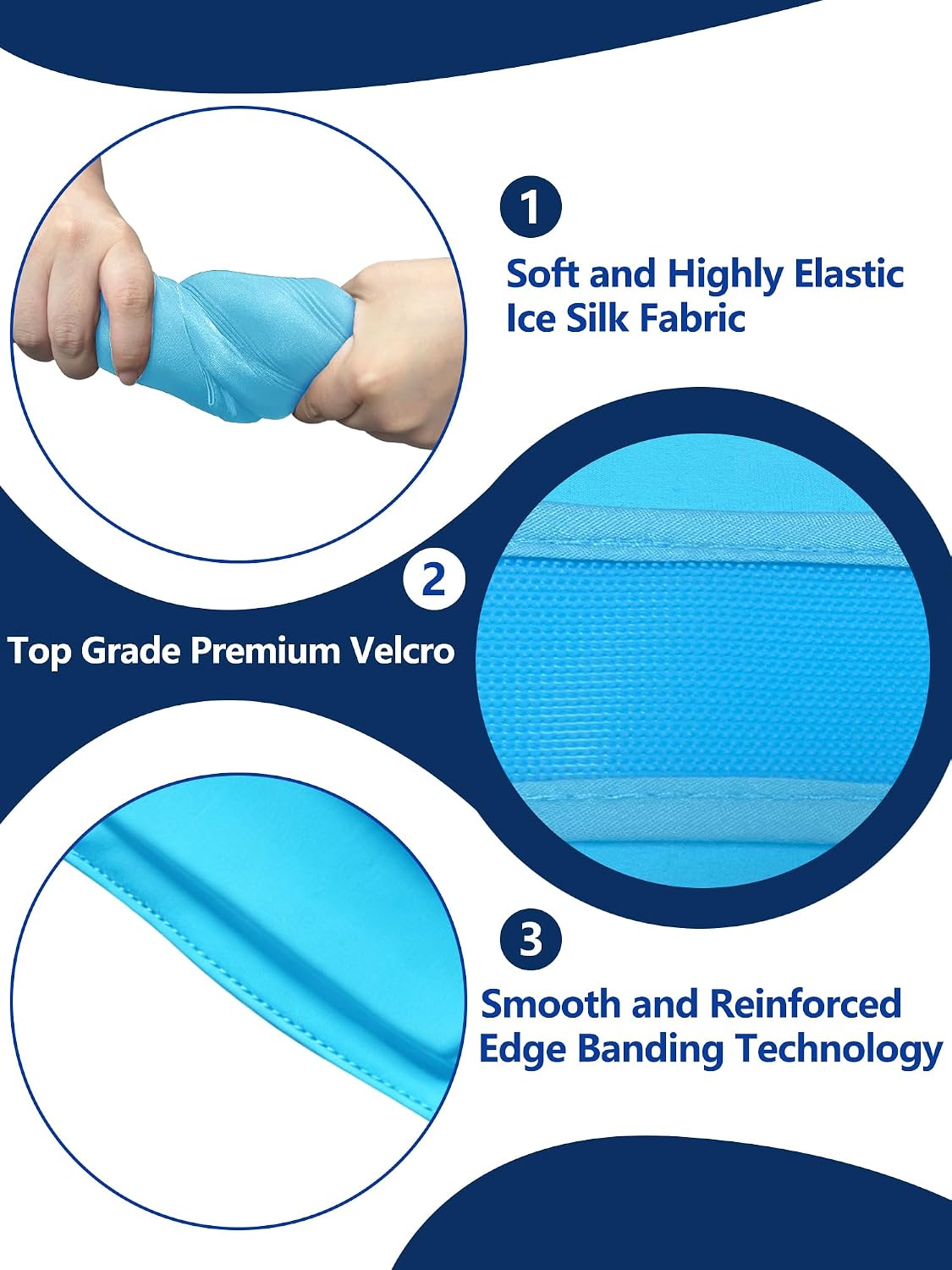 Flexible Neck Ice Pack Wrap,Gel Cold Therapy for Pain Relief
