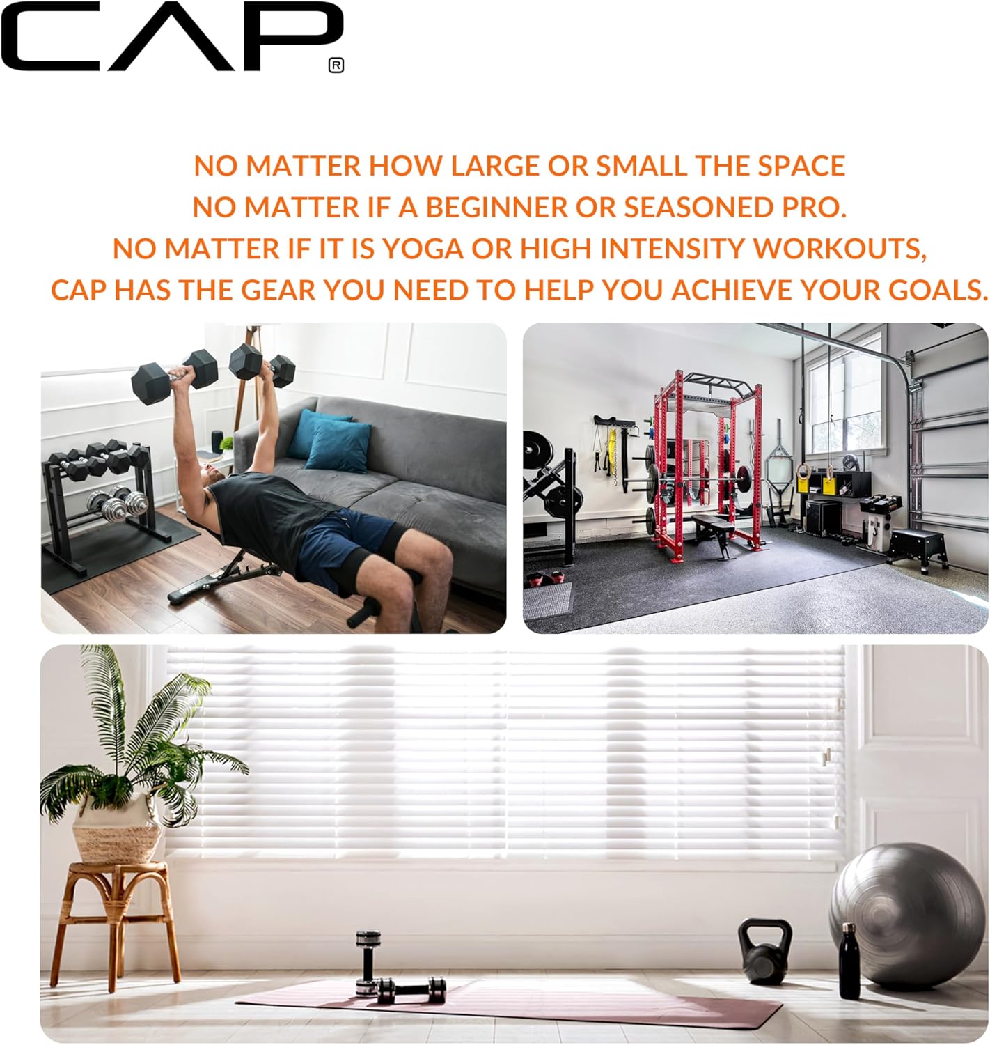 Rubber Coated Hex Dumbbell Set with Storage Rack | 100–210 lb Options, Space-Saving Vertical Compact Storage for Home Gym Strength Training