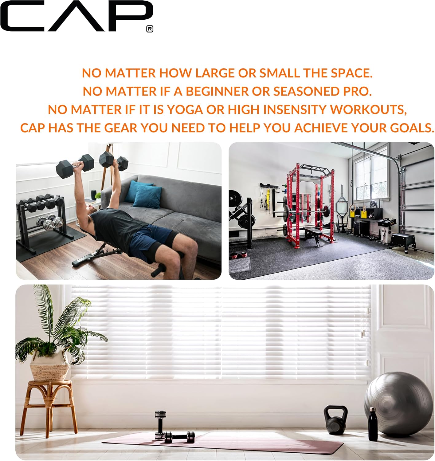 Rubber Coated Hex Dumbbell Set with Storage Rack | 100–210 lb Options, Space-Saving Vertical Compact Storage for Home Gym Strength Training