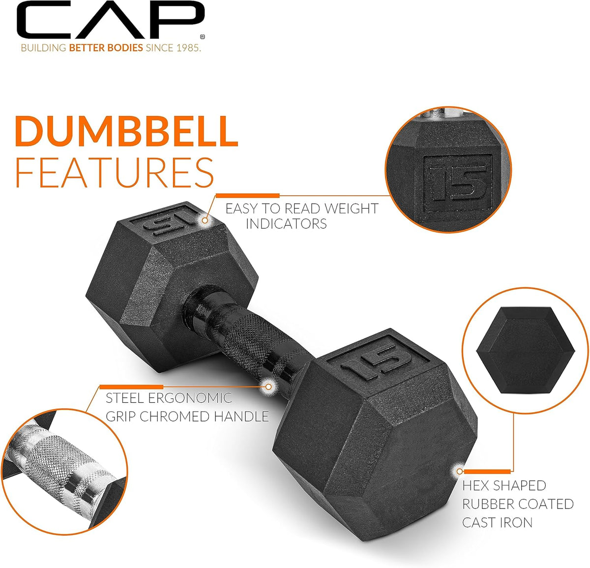 Rubber Coated Hex Dumbbell Set with Storage Rack | 100–210 lb Options, Space-Saving Vertical Compact Storage for Home Gym Strength Training