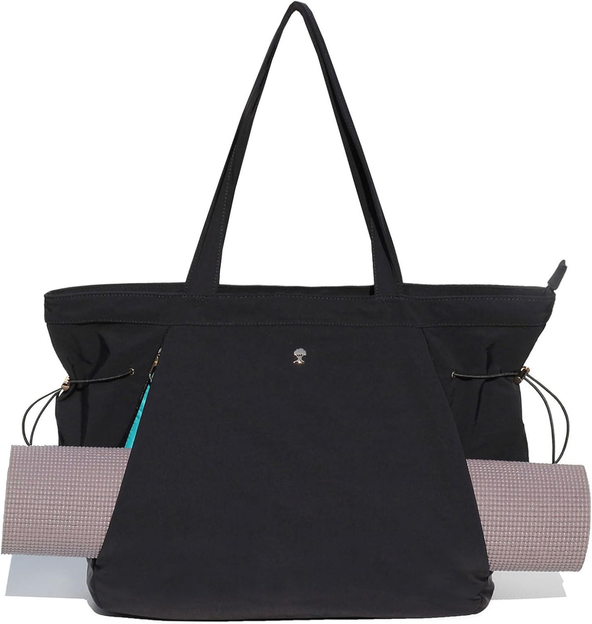Yoga Tote Bag for Women Shoulder Bags Drawstring for Office Workout Travel Carryall Pilates Gym and Beach
