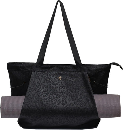 Yoga Tote Bag for Women Shoulder Bags Drawstring for Office Workout Travel Carryall Pilates Gym and Beach