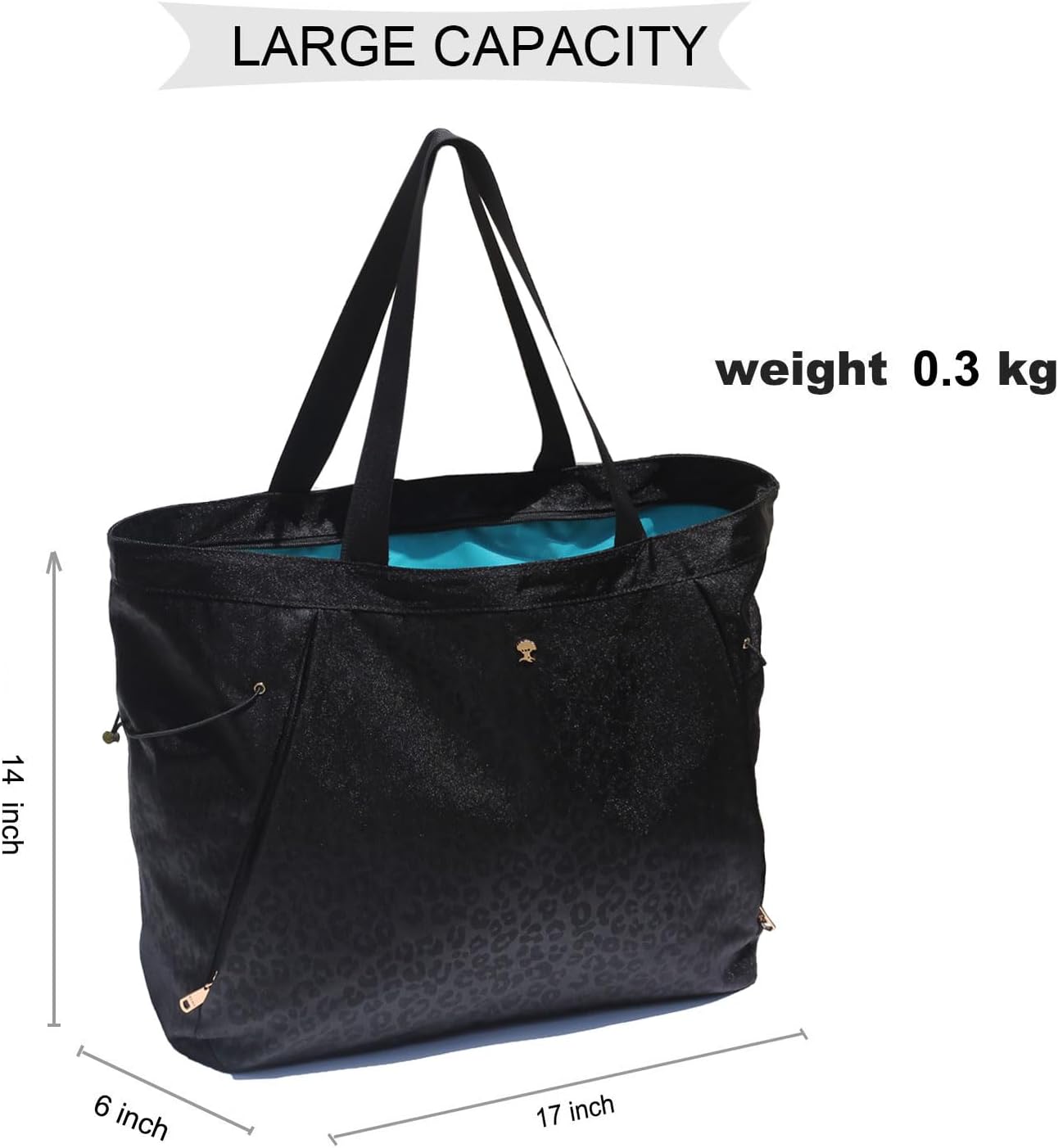 Yoga Tote Bag for Women Shoulder Bags Drawstring for Office Workout Travel Carryall Pilates Gym and Beach