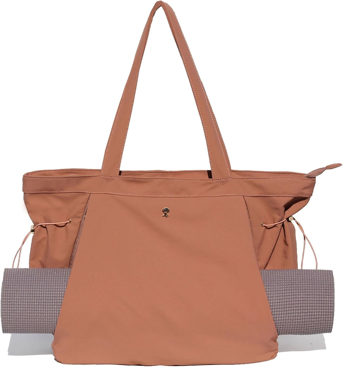 Yoga Tote Bag for Women Shoulder Bags Drawstring for Office Workout Travel Carryall Pilates Gym and Beach