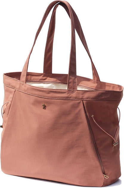 Yoga Tote Bag for Women Shoulder Bags Drawstring for Office Workout Travel Carryall Pilates Gym and Beach