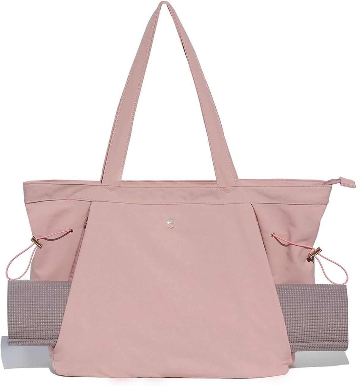 Yoga Tote Bag for Women Shoulder Bags Drawstring for Office Workout Travel Carryall Pilates Gym and Beach