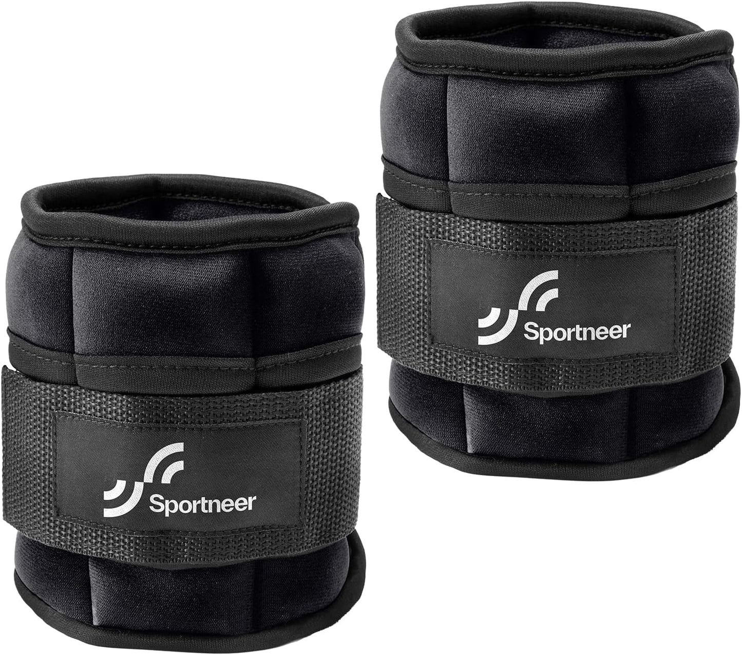 Adjustable Ankle Weights for Women and Men 7 lbs/Pair Adjustable Leg Weights with Secure Straps, Strength Training Weighted for Yoga, Walking, Running, Aerobics, Gym, Physical Therapy