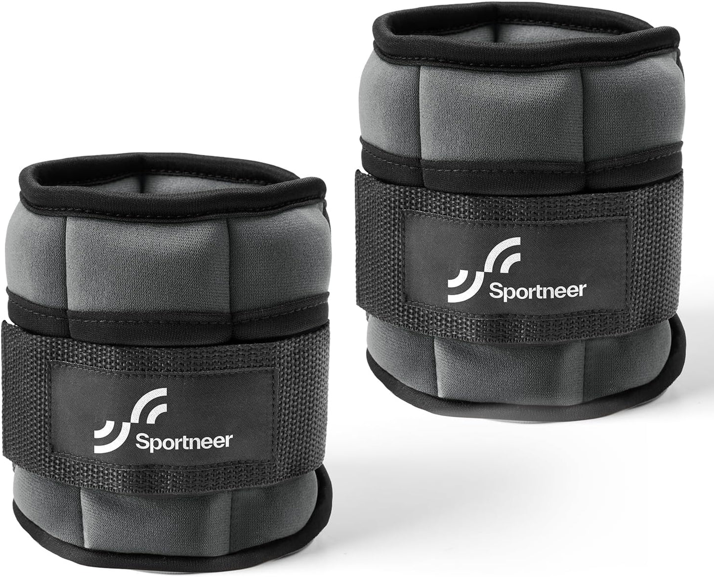 Adjustable Ankle Weights for Women and Men 7 lbs/Pair Adjustable Leg Weights with Secure Straps, Strength Training Weighted for Yoga, Walking, Running, Aerobics, Gym, Physical Therapy