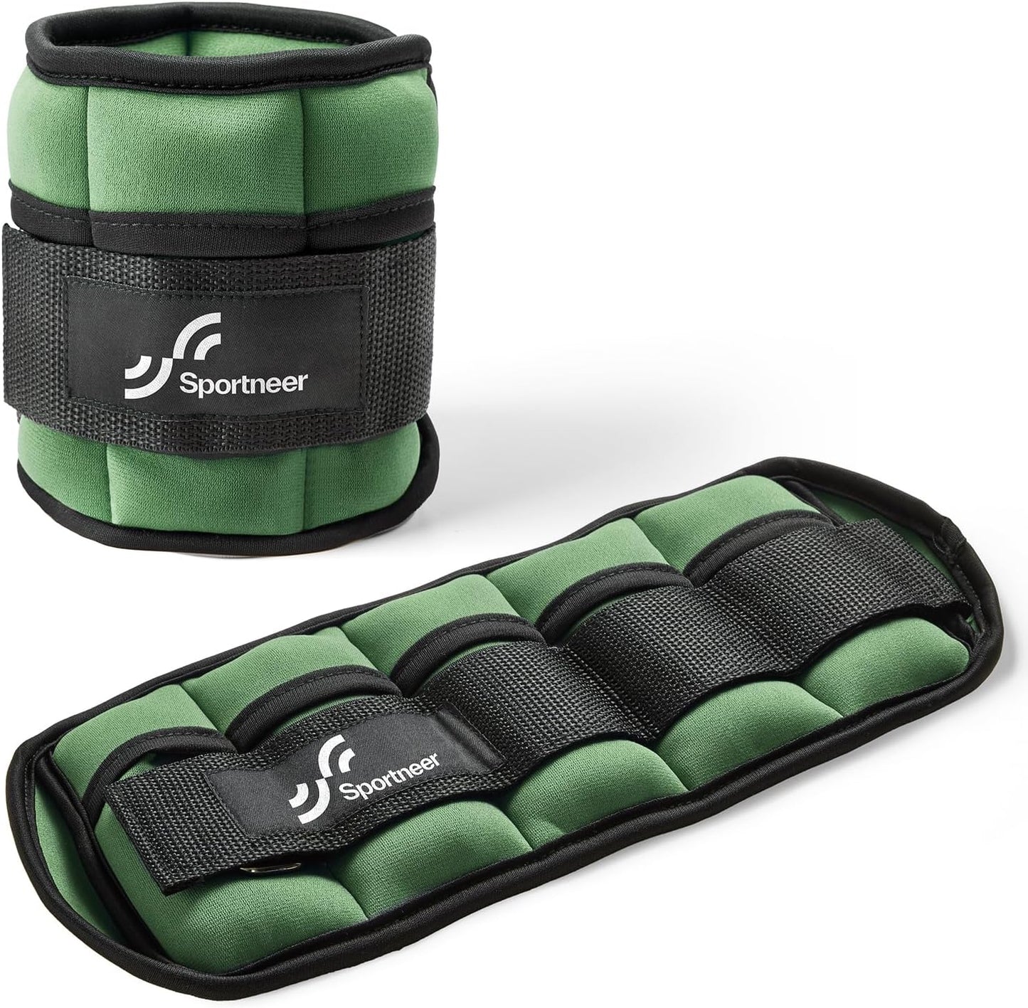 Adjustable Ankle Weights for Women and Men 7 lbs/Pair Adjustable Leg Weights with Secure Straps, Strength Training Weighted for Yoga, Walking, Running, Aerobics, Gym, Physical Therapy