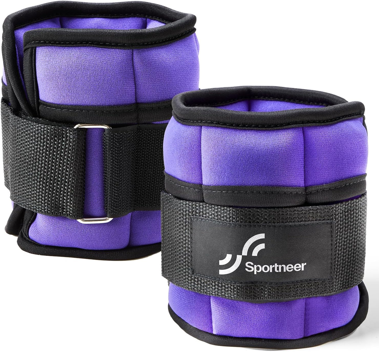 Adjustable Ankle Weights for Women and Men 7 lbs/Pair Adjustable Leg Weights with Secure Straps, Strength Training Weighted for Yoga, Walking, Running, Aerobics, Gym, Physical Therapy