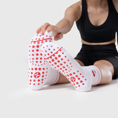 CoolMate Pilates Socks with Grips for Women, Non Slip Yoga Socks - Colors B