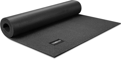 Extra Long Wide Yoga Mat, Thick PVC Workout Mat | For tall and plus-size, cushioned PVC with non-slip bottom, for home gym pilates barefoot and bodyweight training