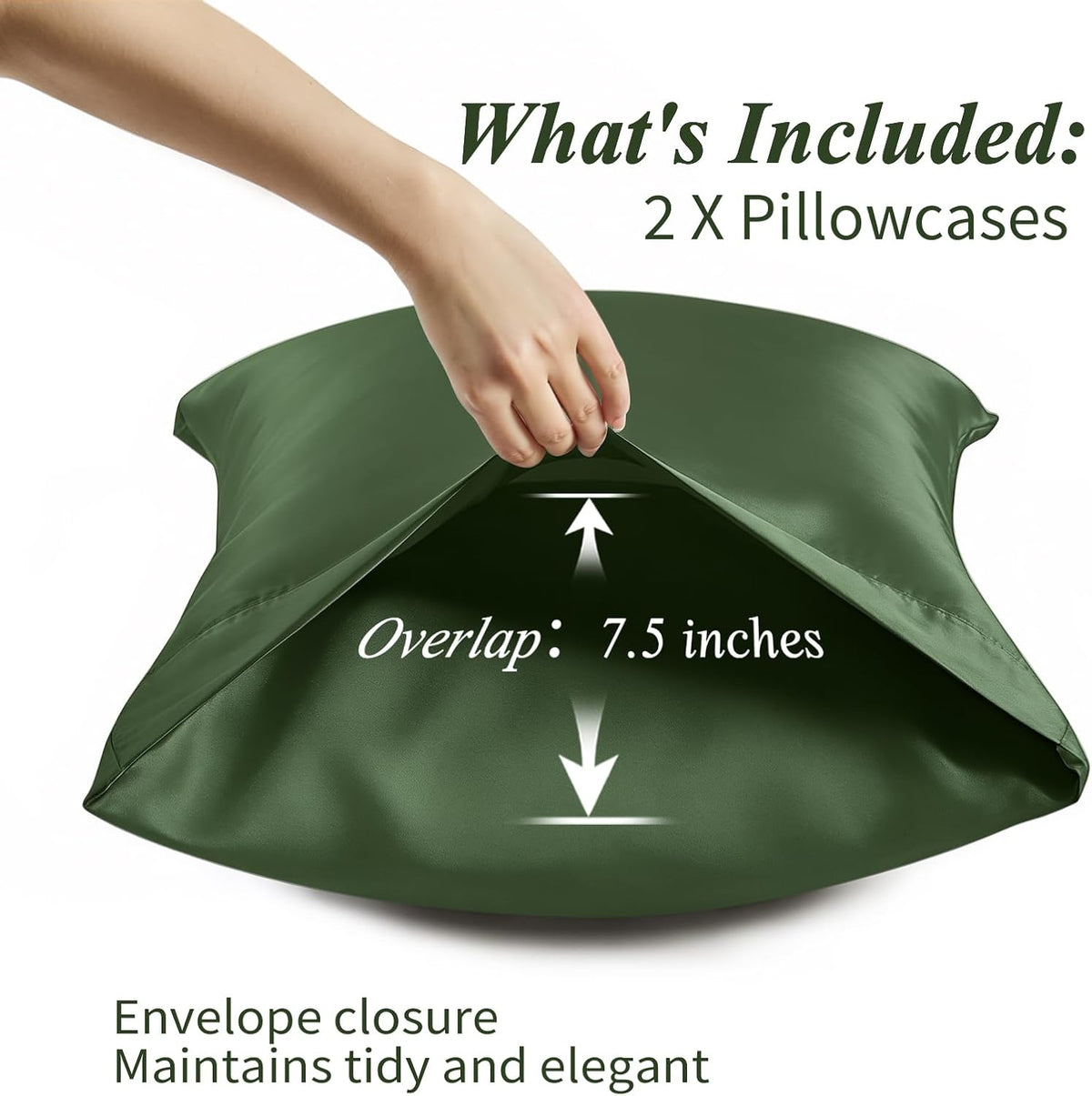 Queen Pillow Cases, Bamboo Viscose, Cooling Pillowcases