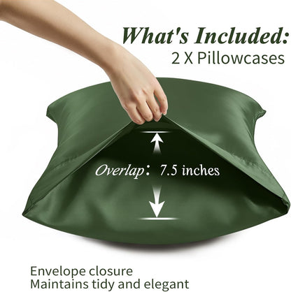 Queen Pillow Cases, Bamboo Viscose, Cooling Pillowcases