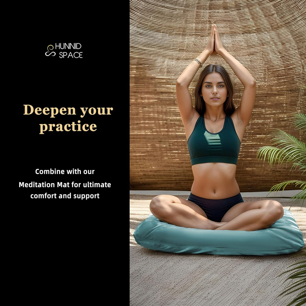 Meditation Cushion Set Zafu & Zabuton – Buckwheat Hull & Memory Foam, Adjustable Floor Pillow for Yoga, Meditation & Sitting, Removable Velvet Cover (Purple)