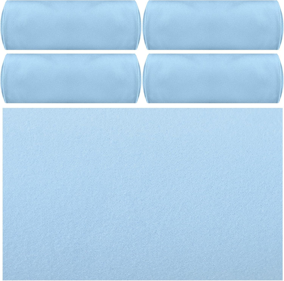 4 Pack 72" x 24" Hot Yoga Towel Non Slip Microfiber Mat Towel Sweat Absorbent Soft Pilates Mat Essentials for Hot Yoga Pilates Exercise(Light Grey)