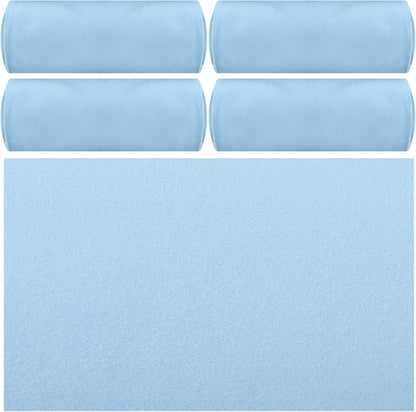 4 Pack 72" x 24" Hot Yoga Towel Non Slip Microfiber Mat Towel Sweat Absorbent Soft Pilates Mat Essentials for Hot Yoga Pilates Exercise(Light Grey)