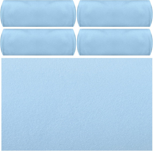 4 Pack 72" x 24" Hot Yoga Towel Non Slip Microfiber Mat Towel Sweat Absorbent Soft Pilates Mat Essentials for Hot Yoga Pilates Exercise(Light Grey)