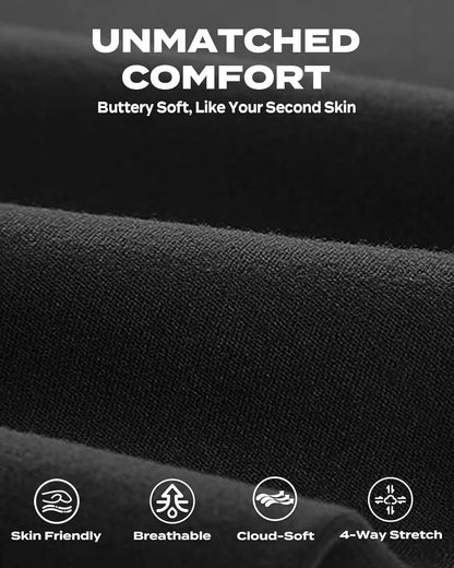 Capri Leggings for Women - Tummy Control High Waisted Soft Yoga Pants for Gym Workout