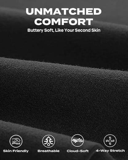 Capri Leggings for Women - Tummy Control High Waisted Soft Yoga Pants for Gym Workout