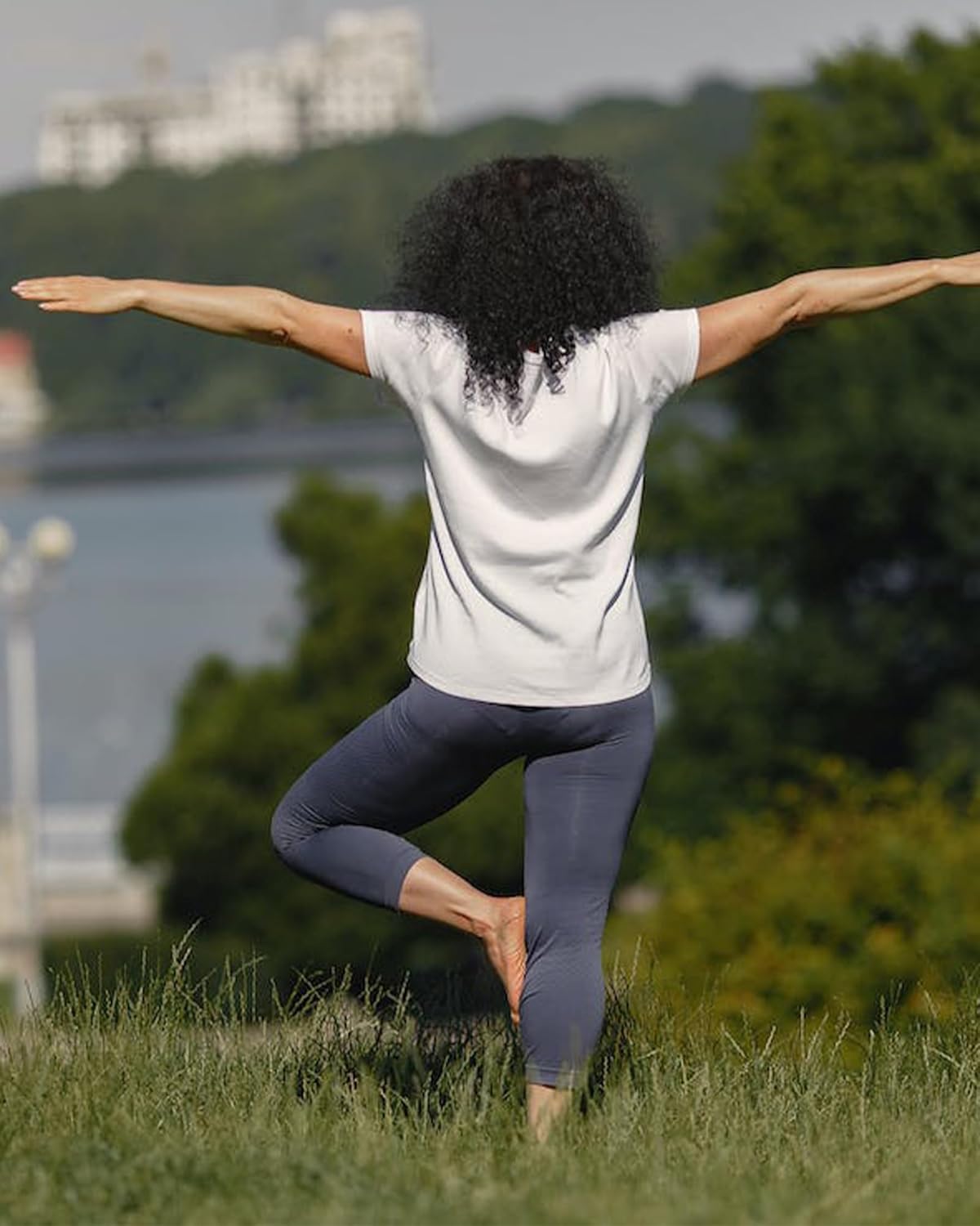 Capri Leggings for Women - Tummy Control High Waisted Soft Yoga Pants for Gym Workout