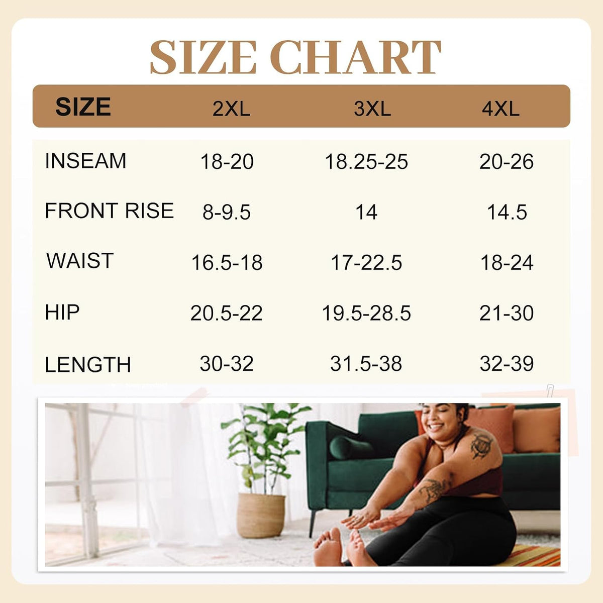 Capri Leggings for Women - Tummy Control High Waisted Soft Yoga Pants for Gym Workout