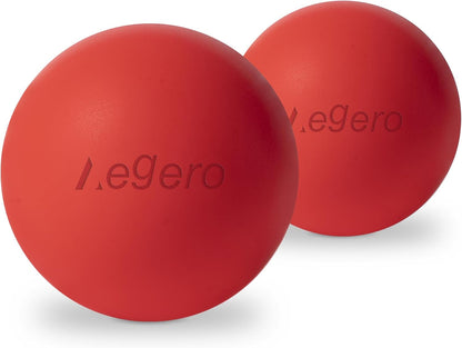 Massage Lacrosse Balls for Myofascial Release,Yoga Deep Tissue Massage,Trigger Point Therapy and Foot Plantar Fasciitis,Muscle Soreness Massager Ball (2Pack,Deep Blue and Purple)