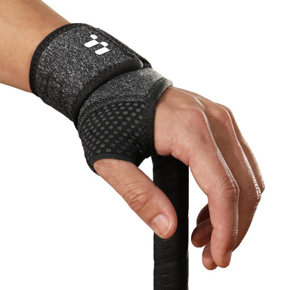 Wrist Brace with Soft Thumb Opening for Mild Carpal Tunnel Relief Tendonitis Arthritis Sprains (Not for Thumb), Compression Wrist Brace for Left Hand, Adjustable Wrist Support Wrap, 1 Unit