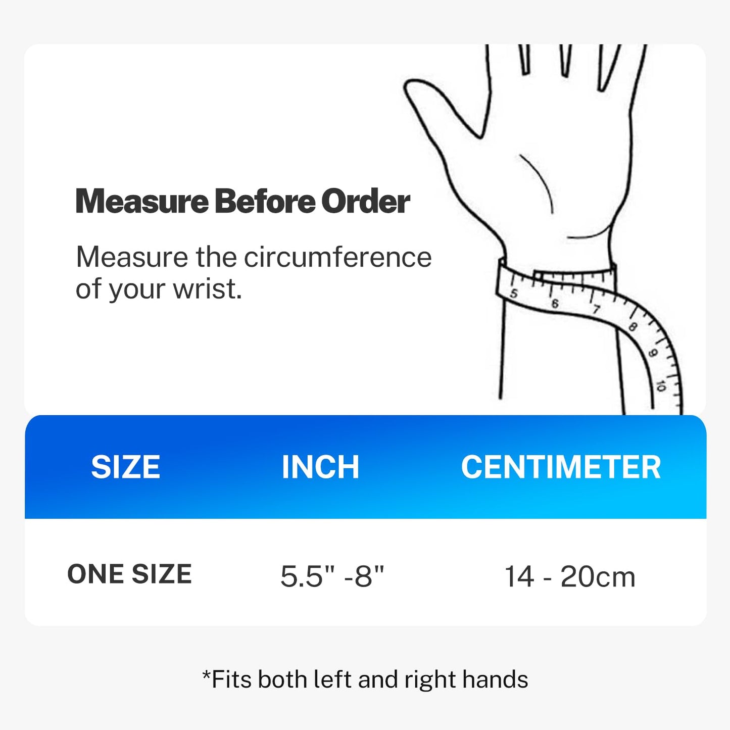 Wrist Brace with Soft Thumb Opening for Mild Carpal Tunnel Relief Tendonitis Arthritis Sprains (Not for Thumb), Compression Wrist Brace for Left Hand, Adjustable Wrist Support Wrap, 1 Unit
