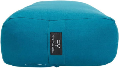 Premium Bolster, Soft & Supportive Meditation Pillow with Carry Handle, Lightweight Cushion for Restorative Yoga & Relaxation (Multi-Color)