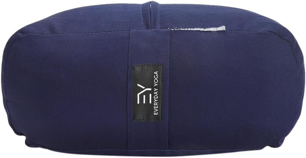 Premium Bolster, Soft & Supportive Meditation Pillow with Carry Handle, Lightweight Cushion for Restorative Yoga & Relaxation (Multi-Color)