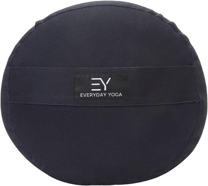 Premium Bolster, Soft & Supportive Meditation Pillow with Carry Handle, Lightweight Cushion for Restorative Yoga & Relaxation (Multi-Color)