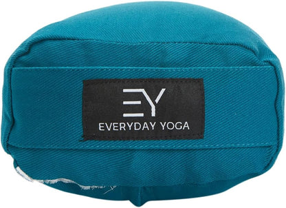 Premium Bolster, Soft & Supportive Meditation Pillow with Carry Handle, Lightweight Cushion for Restorative Yoga & Relaxation (Multi-Color)