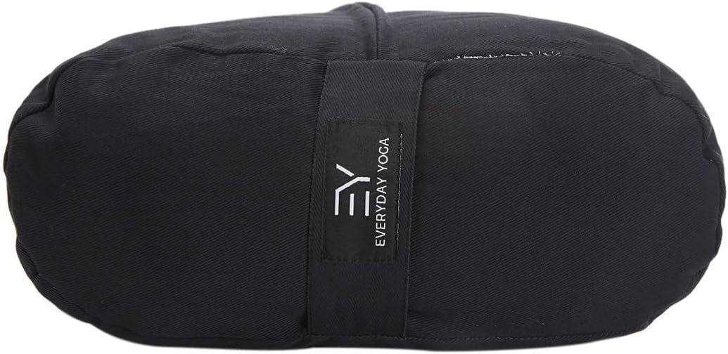 Premium Bolster, Soft & Supportive Meditation Pillow with Carry Handle, Lightweight Cushion for Restorative Yoga & Relaxation (Multi-Color)