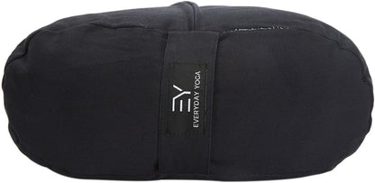 Premium Bolster, Soft & Supportive Meditation Pillow with Carry Handle, Lightweight Cushion for Restorative Yoga & Relaxation (Multi-Color)