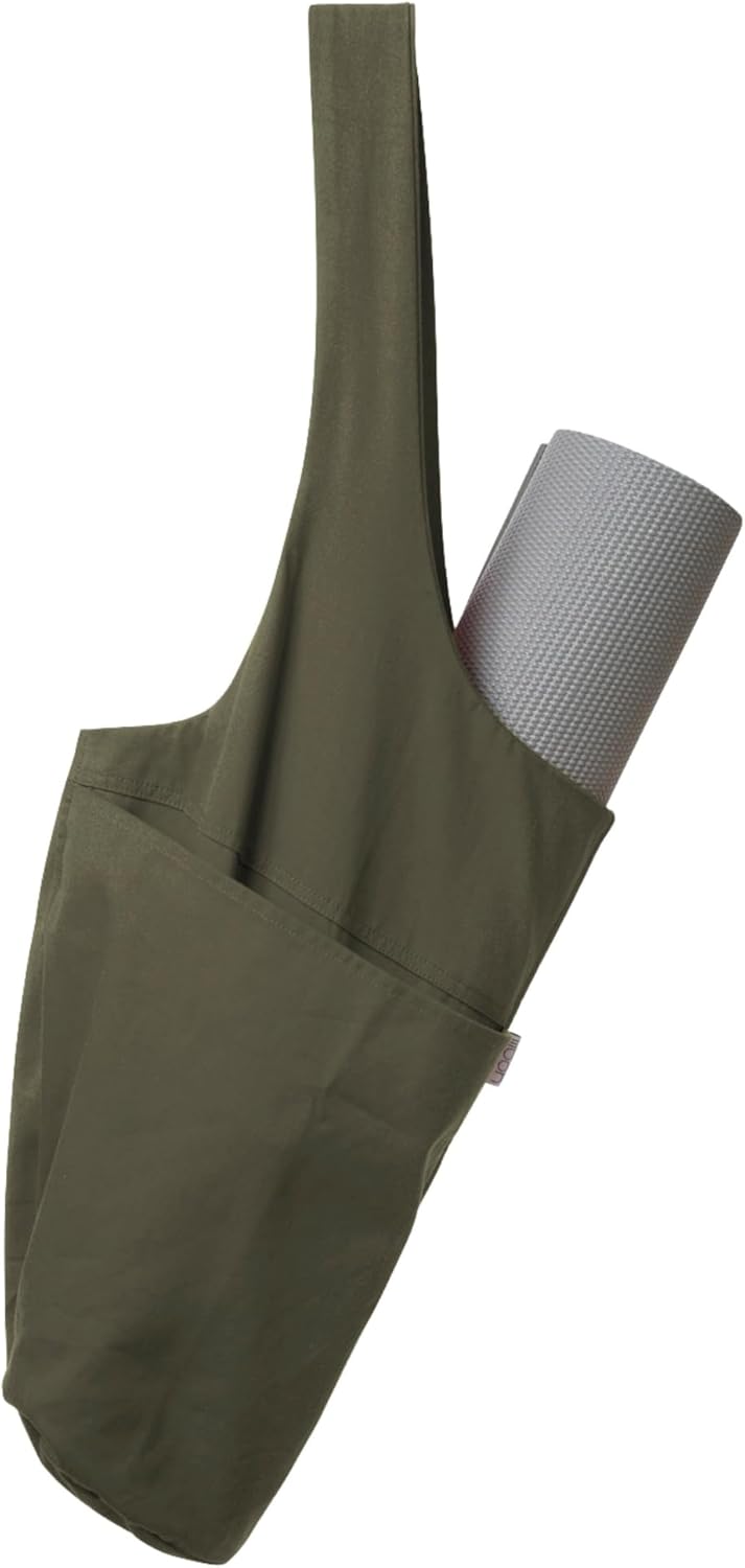 Yoga Mat Bag | The ORIGINAL YogiiiTote | Yoga Mat Carrier Tote Sling w/Large Side Pocket & Zipper Pocket | Fits Most Size Mats