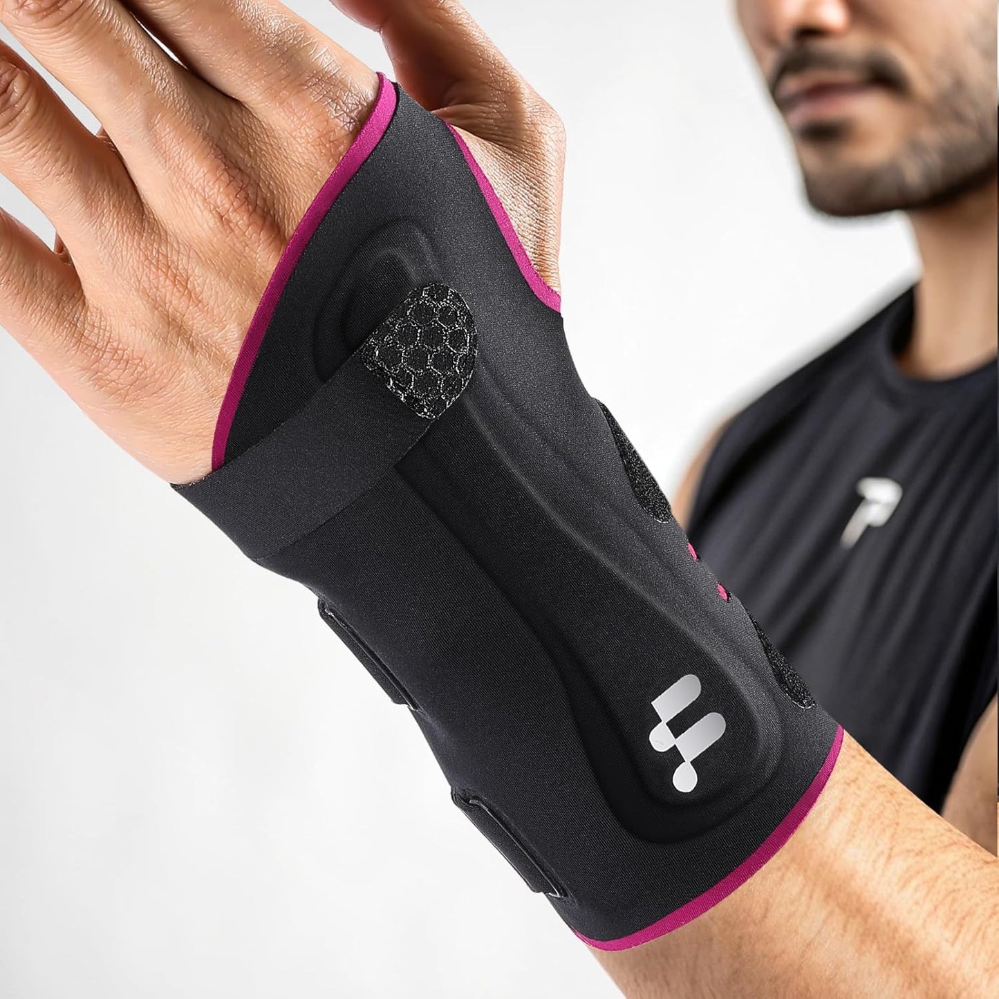 Ultra Thin Carpal Tunnel Wrist Brace - Breathable Yoga Fabric with S-Splints for Pain Relief, Tendonitis, Typing & Sleeping, Injury Recovery (Right Hand, S)